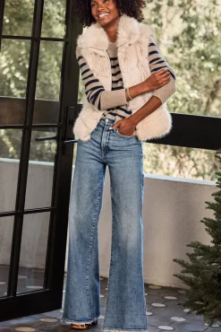 Jeans<GOOD AMERICAN Good Waist Palazzo Indigo746