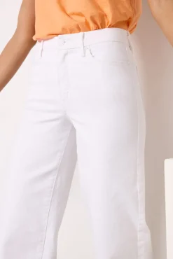 Jeans<GOOD AMERICAN Good Waist Palazzo Crop White002