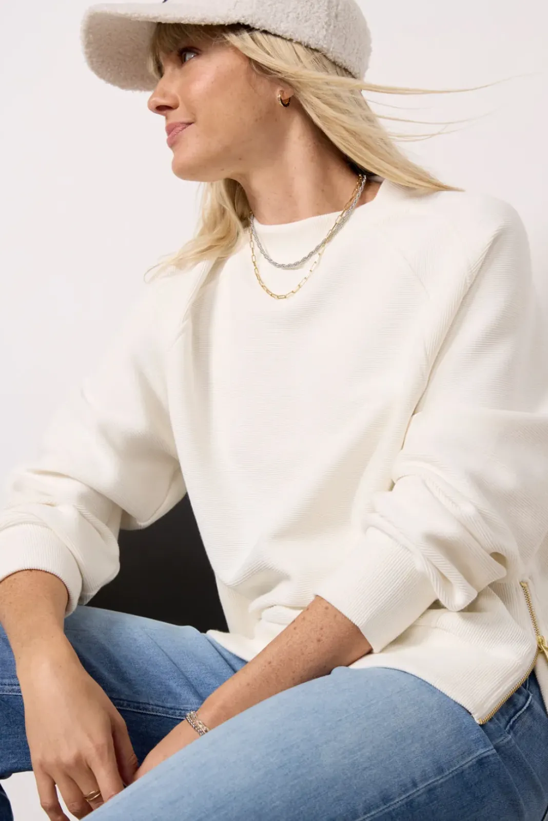 Sweatshirts<VARLEY Goulding Sweat Ivory