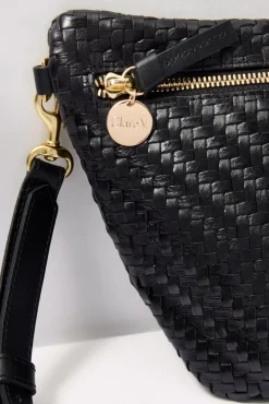 Bags<CLARE V. Grande Fanny Blackwovenzigzag