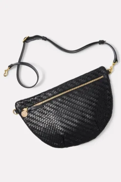 Bags<CLARE V. Grande Fanny Blackwovenzigzag