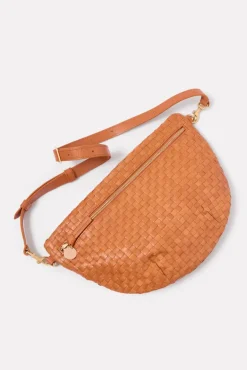 Bags<CLARE V. Grande Fanny Naturalwovencheck