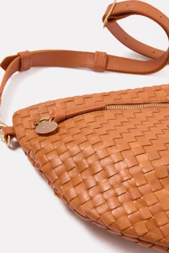 Bags<CLARE V. Grande Fanny Naturalwovencheck