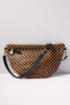 Bags<CLARE V. Grande Fanny Black/Natural