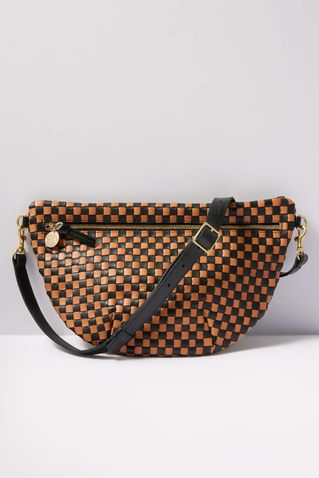Bags<CLARE V. Grande Fanny Black/Natural