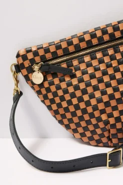 Bags<CLARE V. Grande Fanny Black/Natural