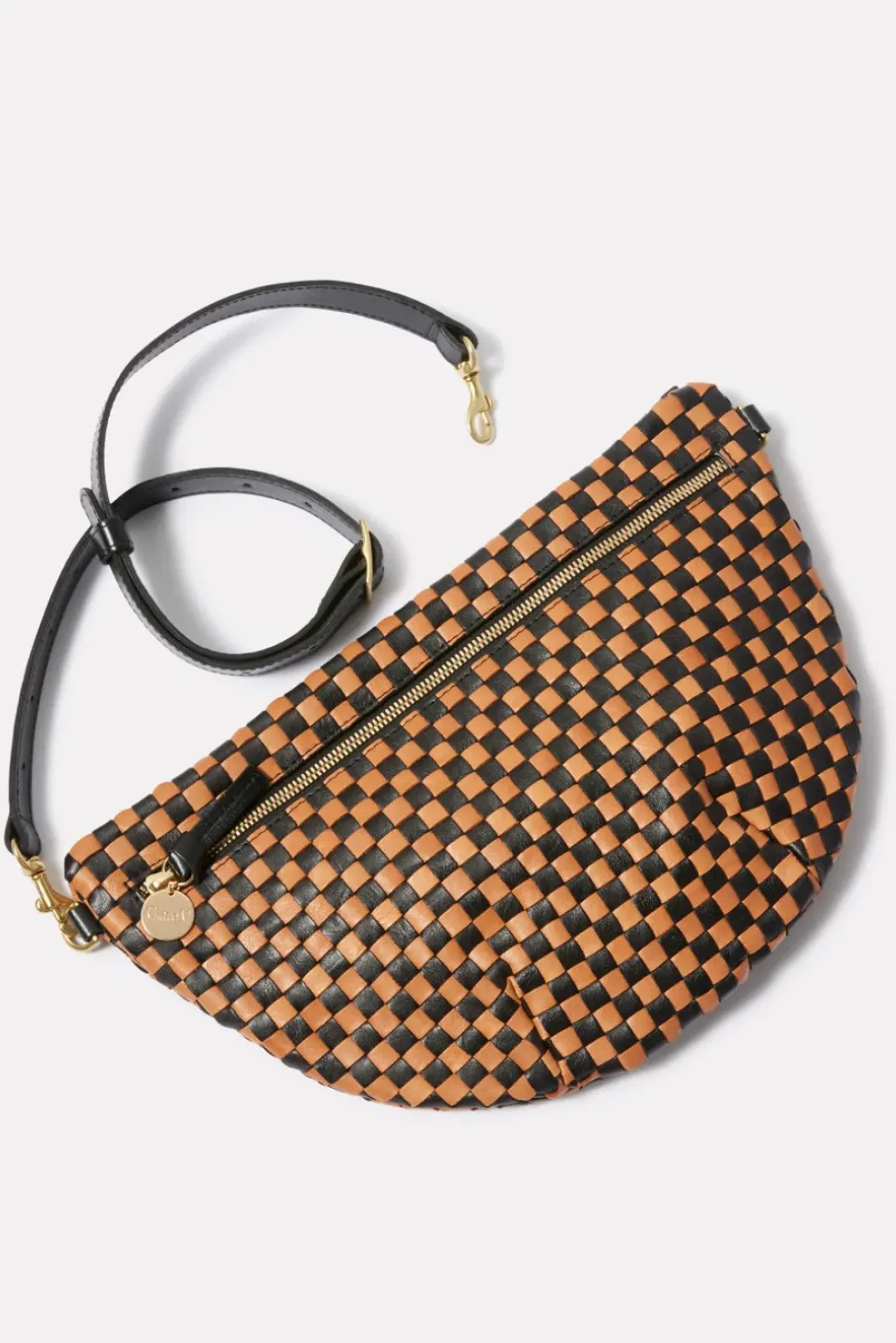 Bags<CLARE V. Grande Fanny Black/Natural