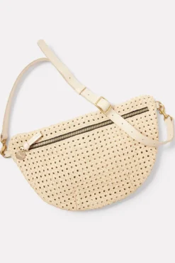 Bags<CLARE V. Grande Fanny Creamrattan