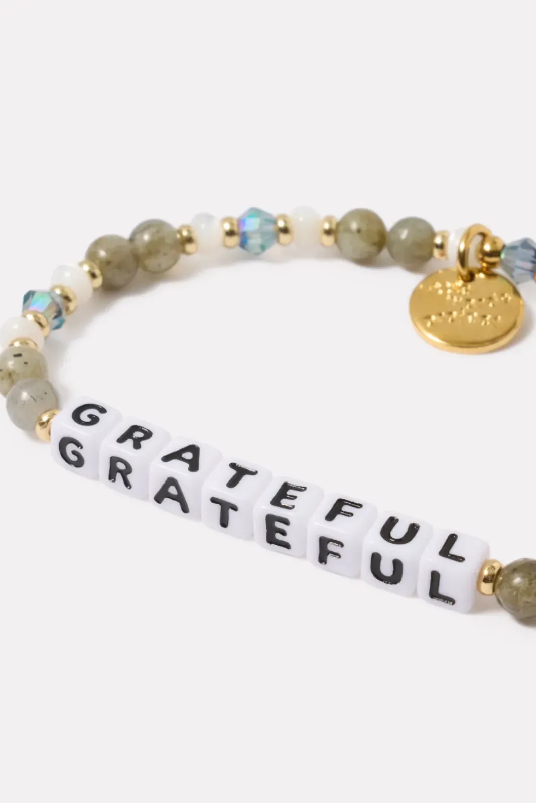 Jewelry<LITTLE WORDS PROJECT Grateful Bracelet Applepicking