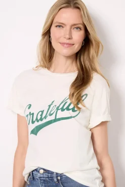 Tops & Tees<RETRO BRAND BLACK LABEL Grateful Tee Antiquewhite