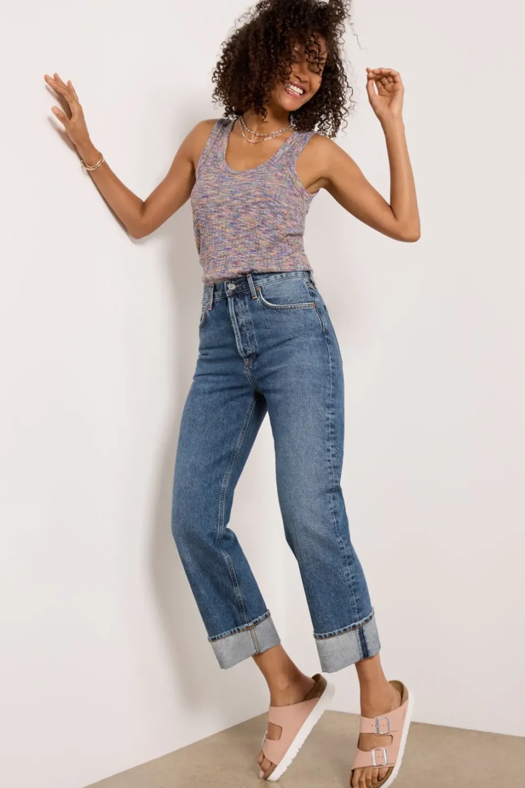Tops & Tees<EVEREVE Hallie Marl Tank Multi