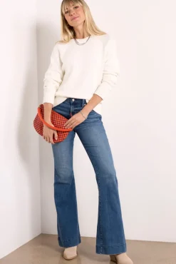 Sweaters<EVEREVE Harriett Roll Neck Pullover White