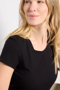 Tops & Tees<LNA Harrison Rib Tee Black