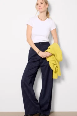 Tops & Tees<LNA Harrison Rib Tee White