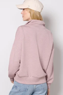 Sweatshirts<VARLEY Hawley Half Zip Sweat Mauvemarl