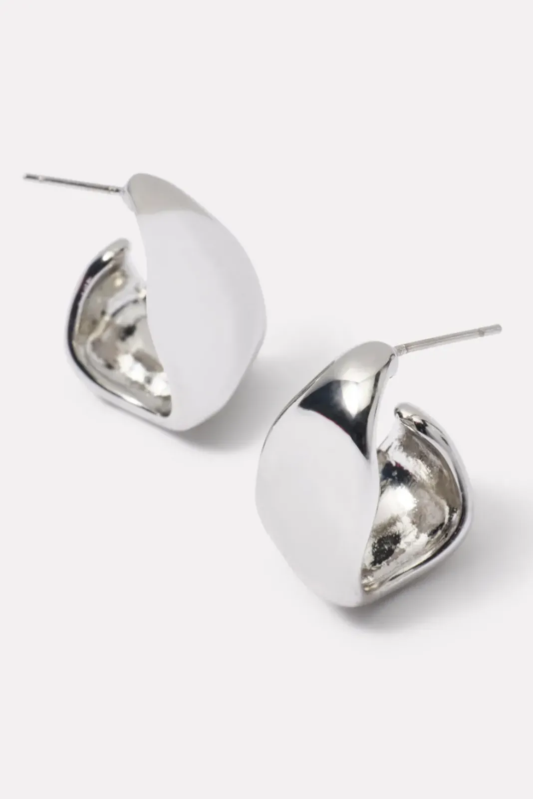 Jewelry<EVEREVE Hayley Hammered Hoops Silver