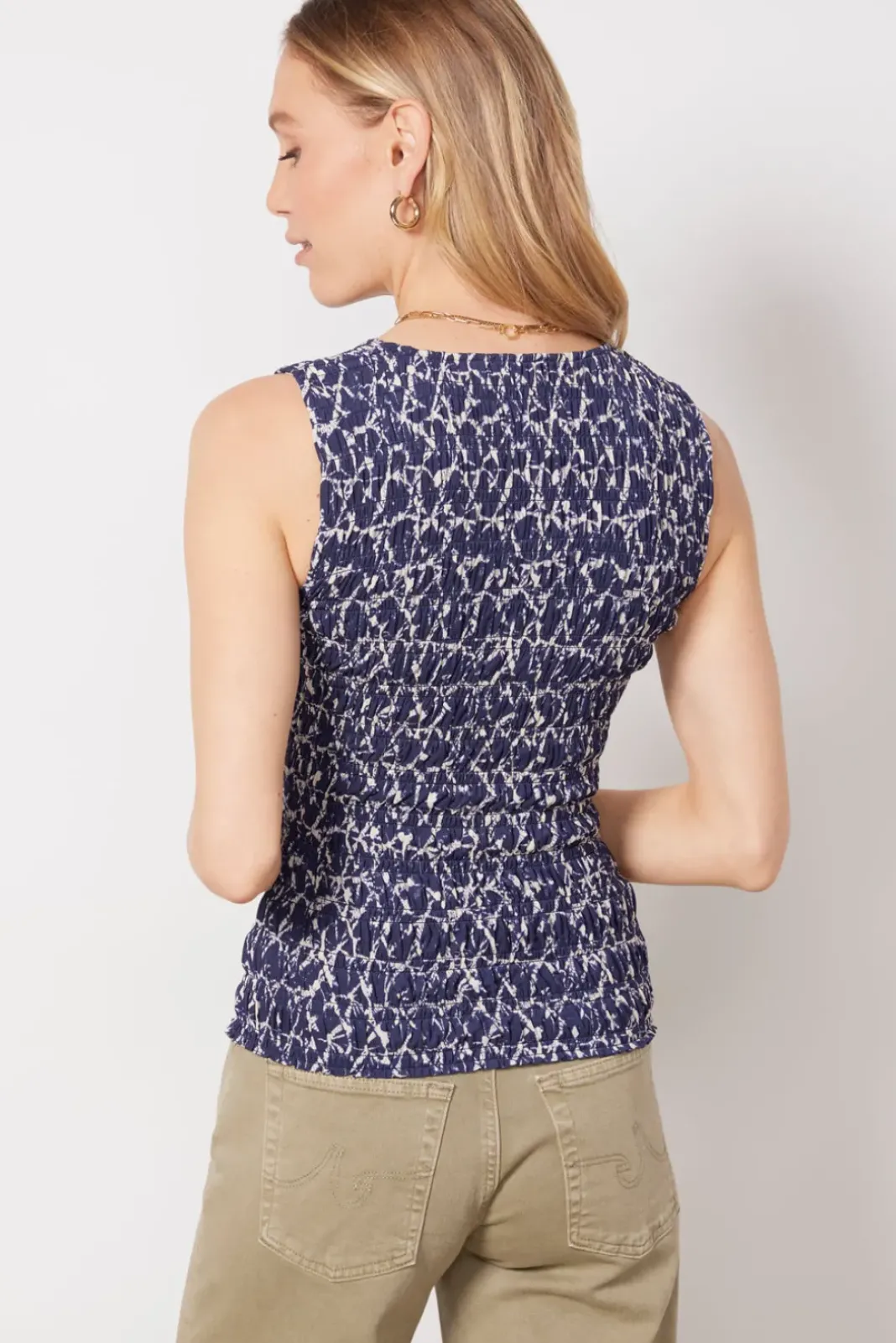 Tops & Tees<EVEREVE Hazel Mesh Top Navy