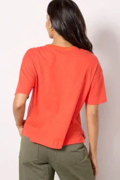 Tops & Tees<EVEREVE Heart Perfect Tee Red/Pink