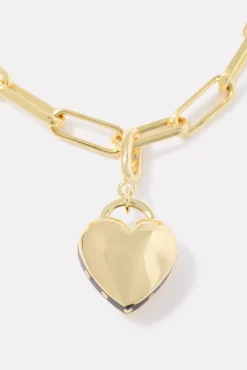 Jewelry<GORJANA Heart Stud Parker Charm Gold