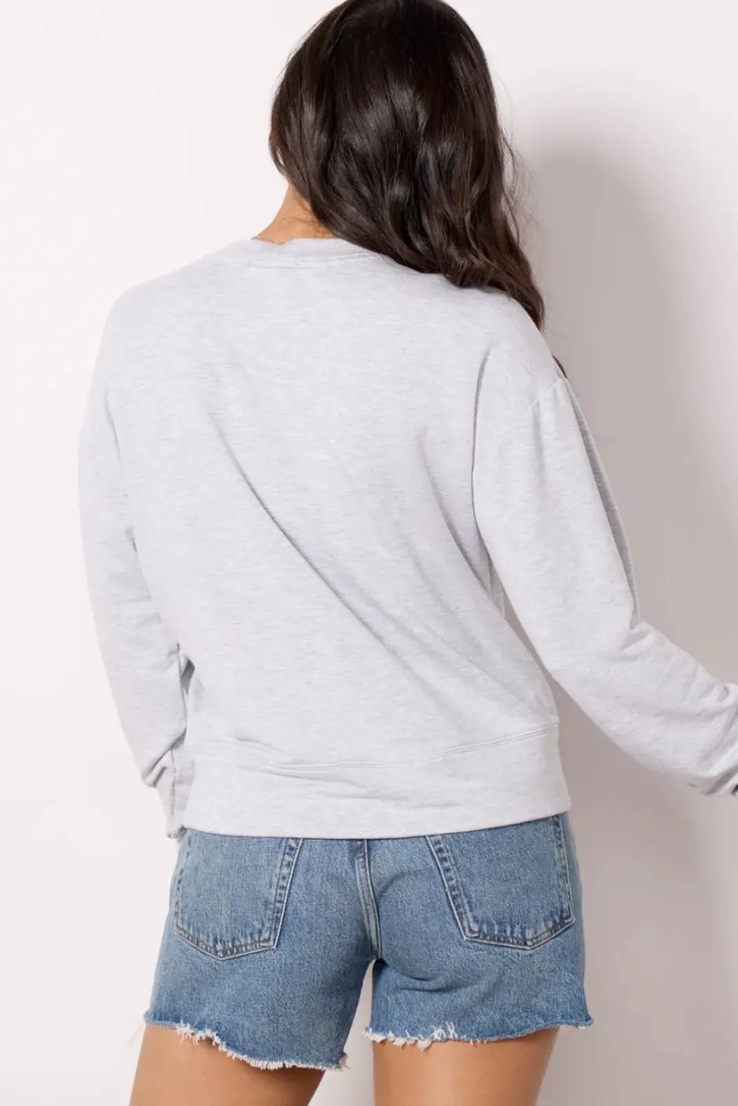 Sweatshirts<EVEREVE Heart Sweatshirt Grey/Blue
