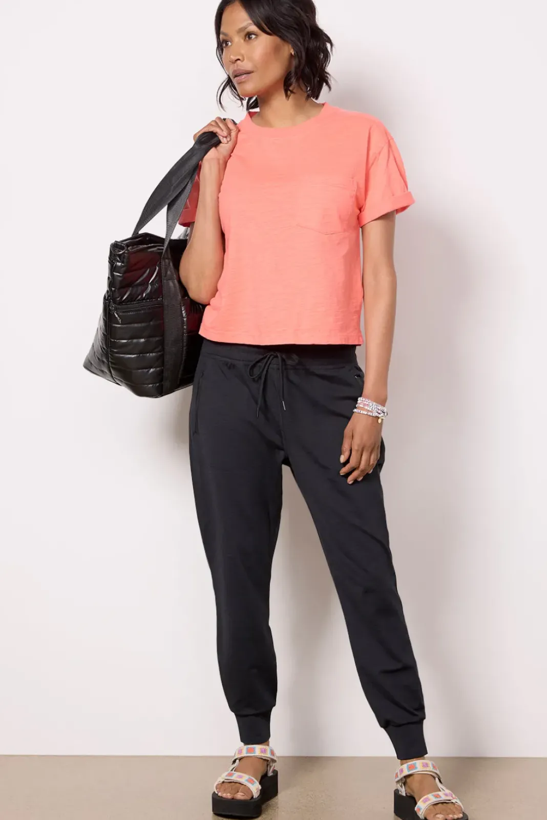 Pants & Leggings<BEYOND YOGA Heather Rib Street Jogger Black