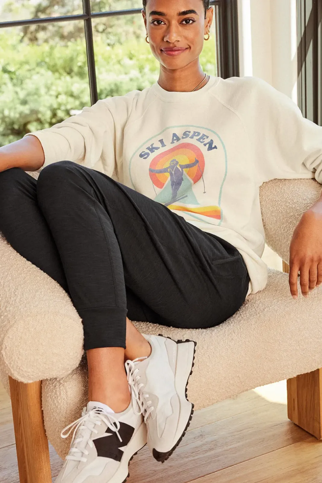 Pants & Leggings<BEYOND YOGA Heather Rib Street Jogger Black