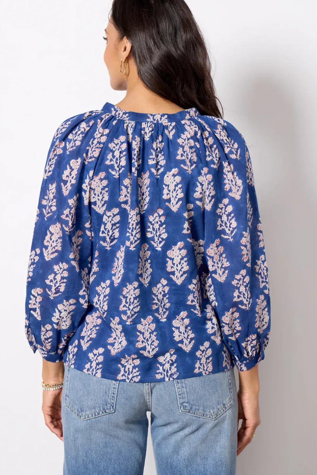 Tops & Tees<EMERSON FRY Heritage Top Pressedblueflowers