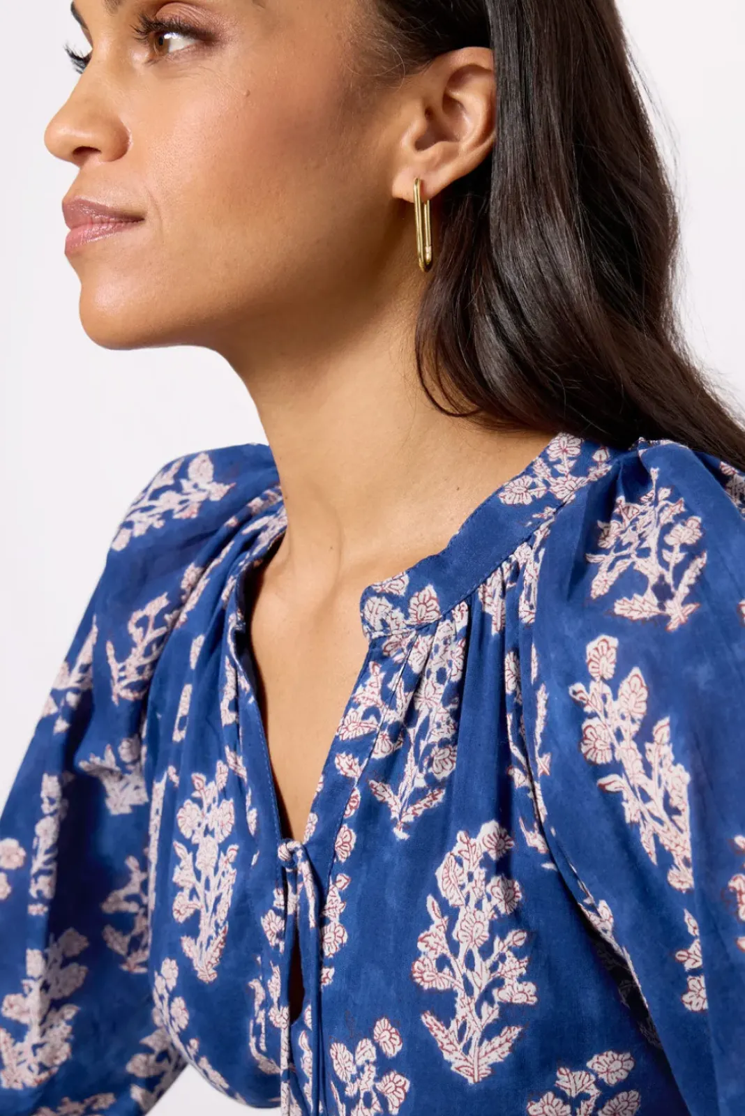 Tops & Tees<EMERSON FRY Heritage Top Pressedblueflowers