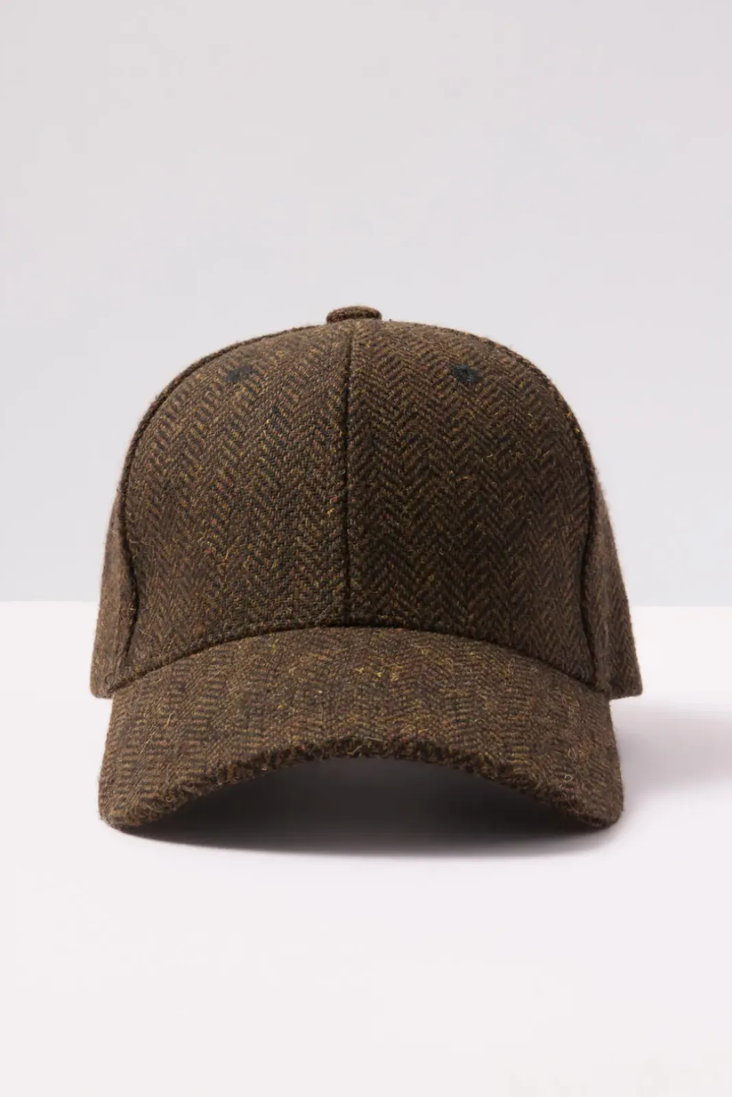 Hats<EVEREVE Herringbone Baseball Hat Java
