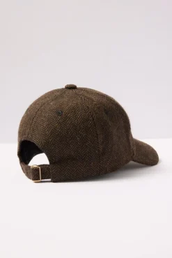 Hats<EVEREVE Herringbone Baseball Hat Java