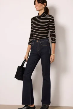Jeans<EVEREVE High Rise Ever Flare Stayindigo