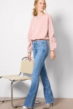 Jeans<PAIGE High Rise Laurel Canyon 32` Bebop