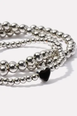 Jewelry<EVEREVE Hilda Heart Bracelet Pack Silver
