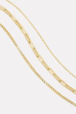 Jewelry<EVEREVE Hilton Necklace Stack Gold