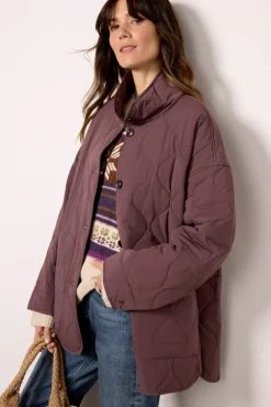 Blazers & Jackets<FAHERTY Horizon Series Quilted Jacket Huckleberry