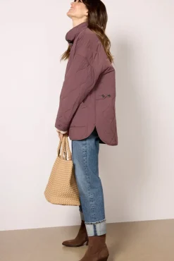 Blazers & Jackets<FAHERTY Horizon Series Quilted Jacket Huckleberry