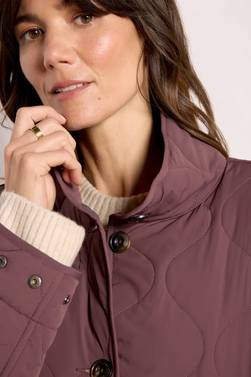 Blazers & Jackets<FAHERTY Horizon Series Quilted Jacket Huckleberry