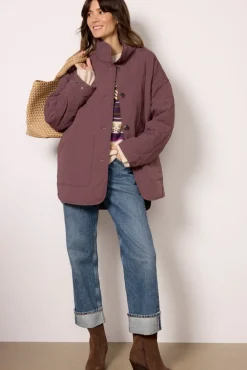 Blazers & Jackets<FAHERTY Horizon Series Quilted Jacket Huckleberry