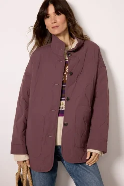 Blazers & Jackets<FAHERTY Horizon Series Quilted Jacket Huckleberry