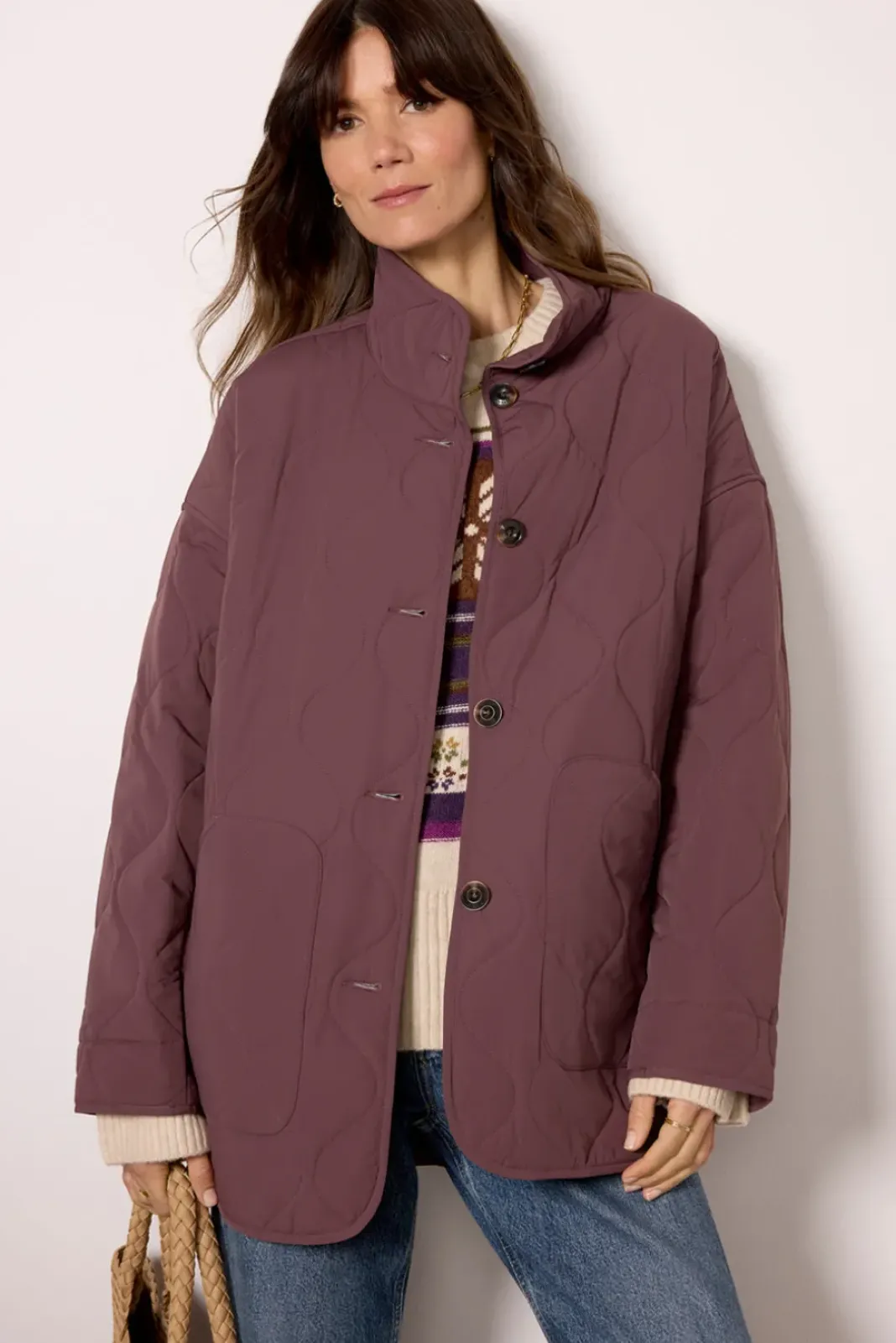 Blazers & Jackets<FAHERTY Horizon Series Quilted Jacket Huckleberry