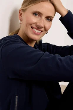 Sweatshirts<VARLEY Horton Side Zip Midlayer Darksapphire