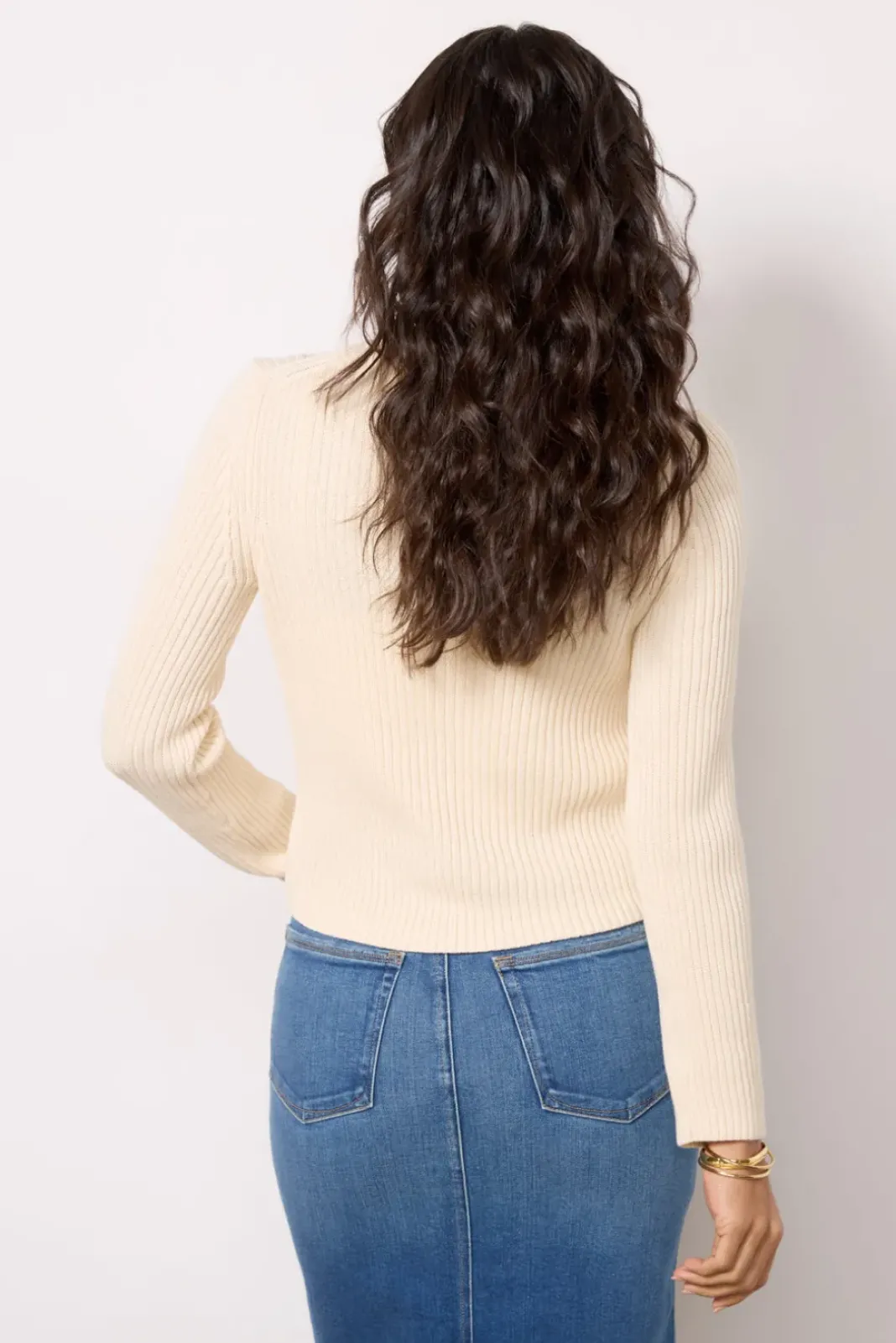 Sweaters<VELVET Hydie Cardigan Cream