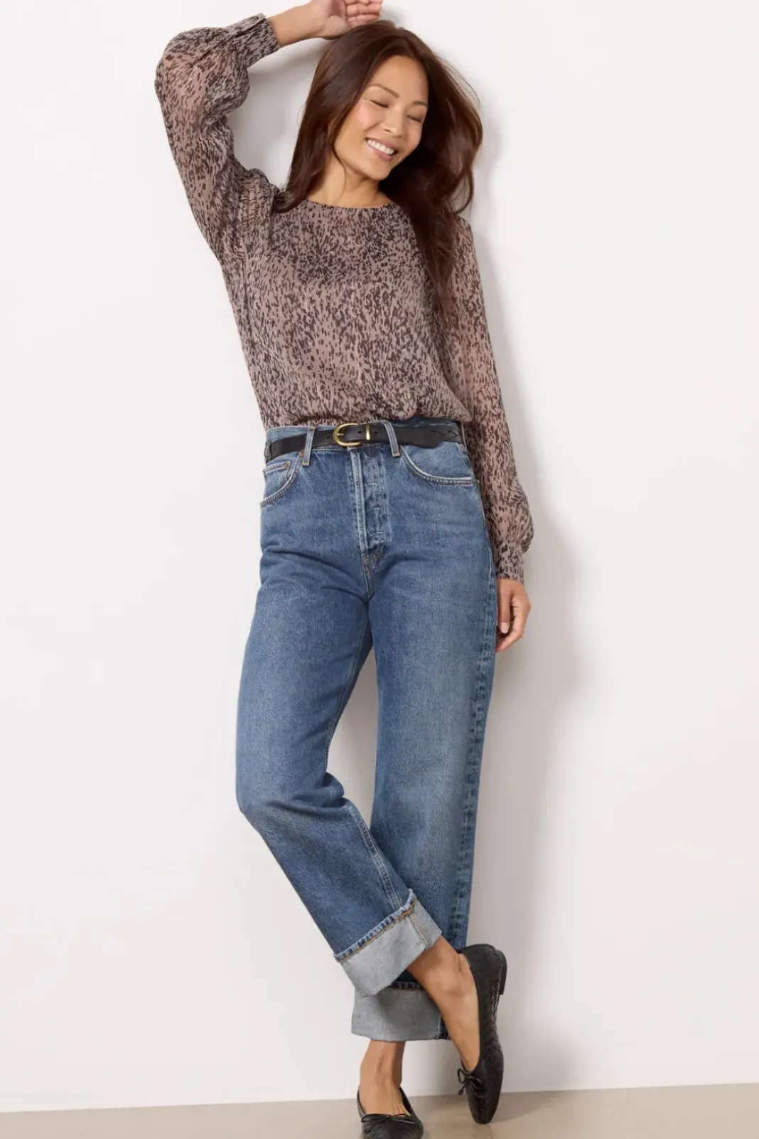 Tops & Tees<EVEREVE Ida Lurex Blouse Taupe