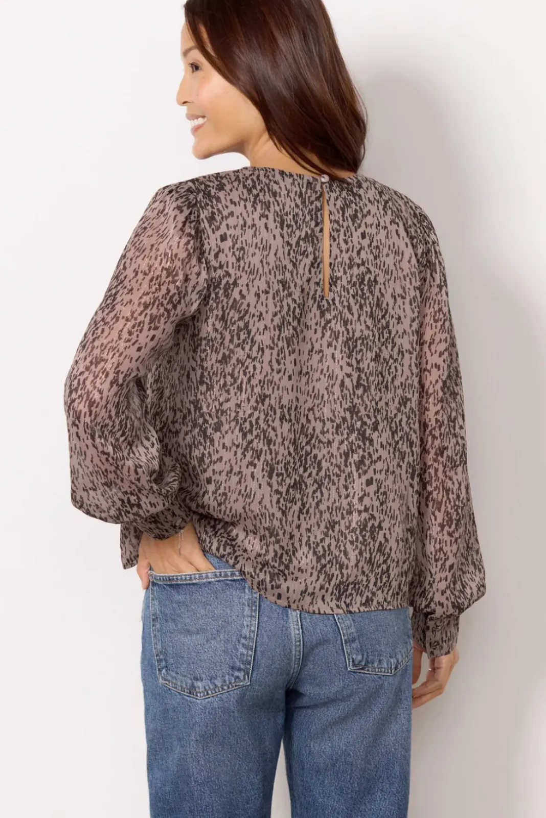 Tops & Tees<EVEREVE Ida Lurex Blouse Taupe