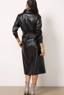 Dresses<EVEREVE Inez Vegan Dress Black