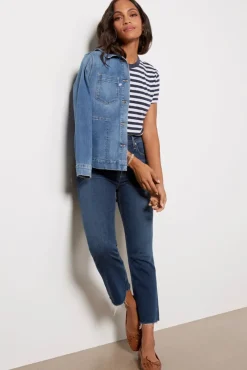 Jeans<CITIZENS OF HUMANITY Isola Cropped Boot Baltic