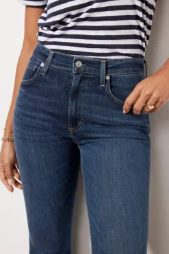 Jeans<CITIZENS OF HUMANITY Isola Cropped Boot Baltic