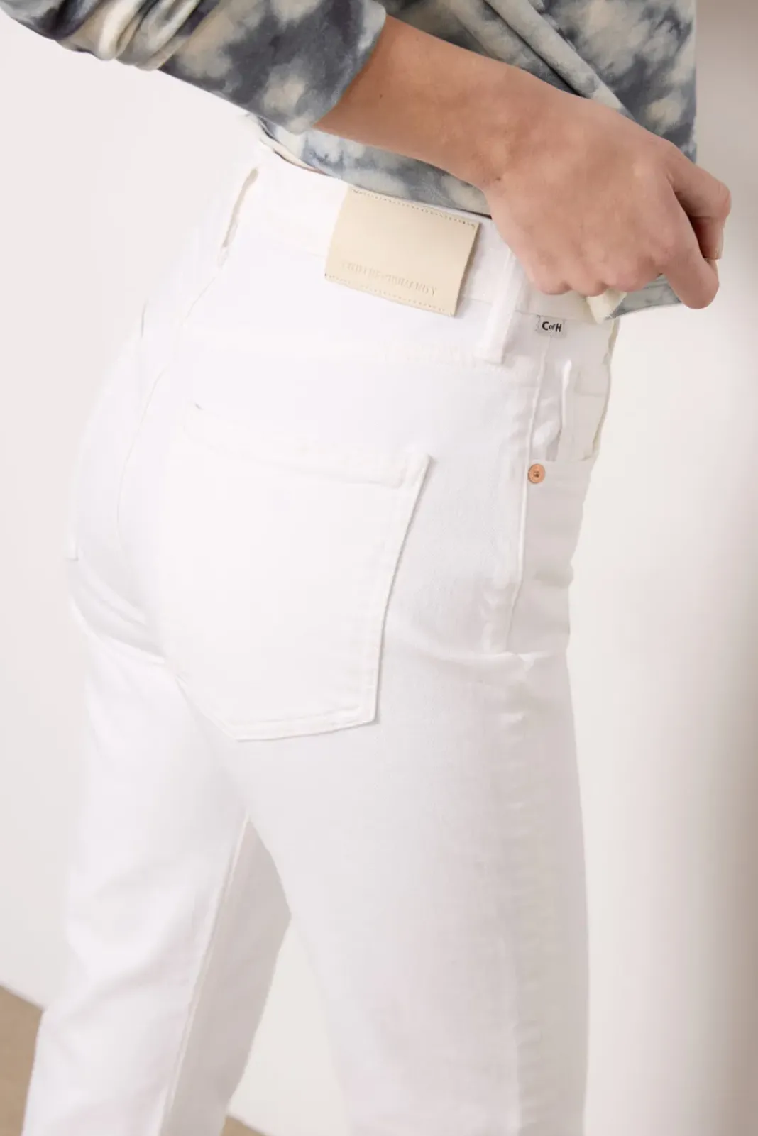 Jeans<CITIZENS OF HUMANITY Isola Straight Crop Wildflower