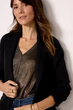 Blazers & Jackets<EVEREVE Ivy Sweater Blazer Black