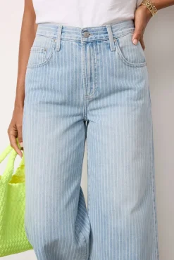 Jeans<PISTOLA Jadyn Crop Palazzo Canopystripe